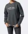 Sweatshirt mit Schriftzug anthrazit melange