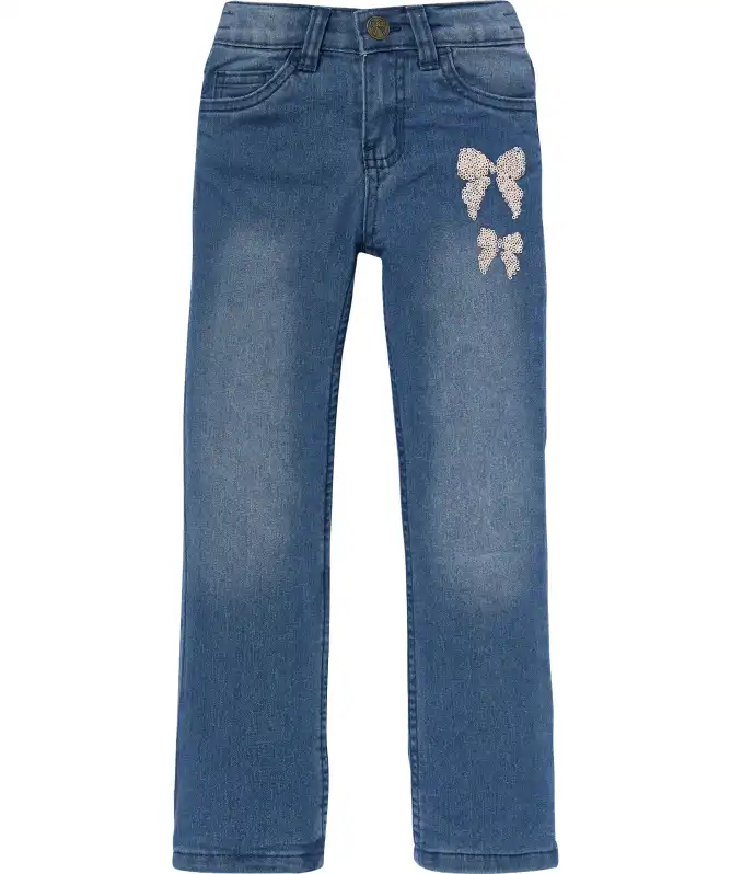 Thermojeans met pailletten