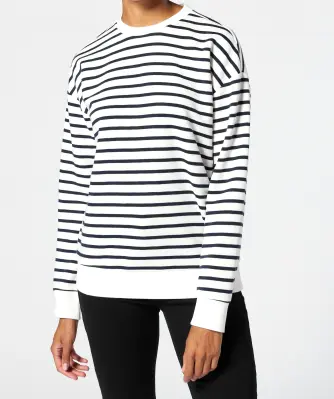 Gestreept sweatshirt