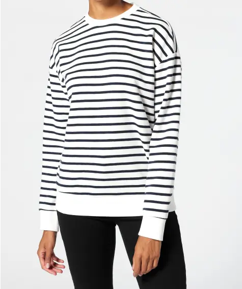 Gestreiftes Sweatshirt