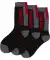 Arbeitssocken mit Schriftzug rot