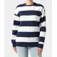 Sweatshirt mit Blockstreifen