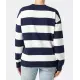 Sweatshirt mit Blockstreifen