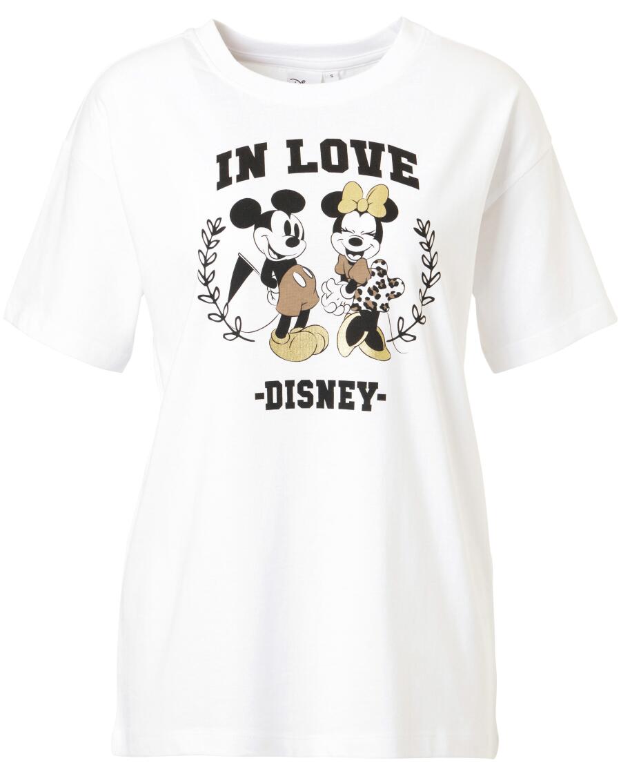 T-Shirt Mickey and Minnie Mouse Disney, okrągły dekolt