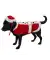 Świąteczny kostium dla psa czerwony