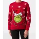 Grinch Strickpullover Weihnachten