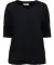 Shirt mit 3/4-Arm schwarz