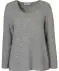 Feinstrickpullover grau melange
