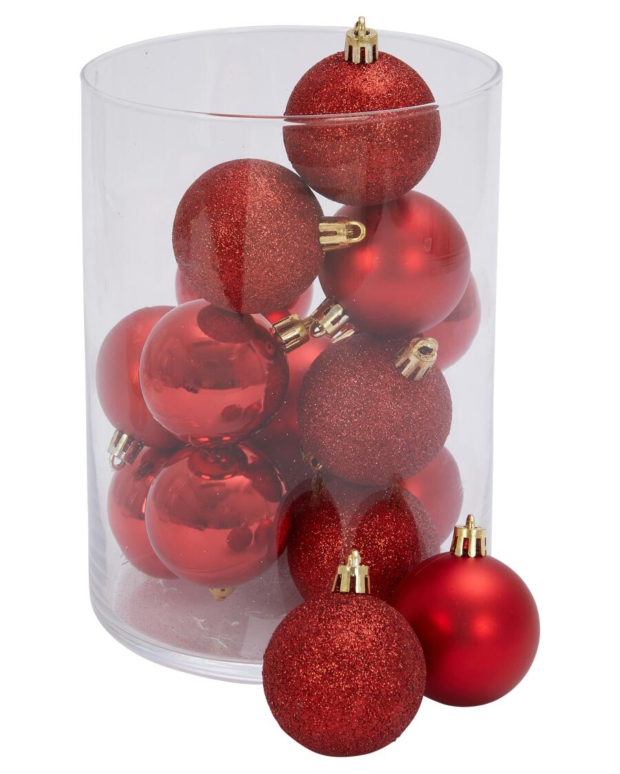 Christbaumkugeln rot