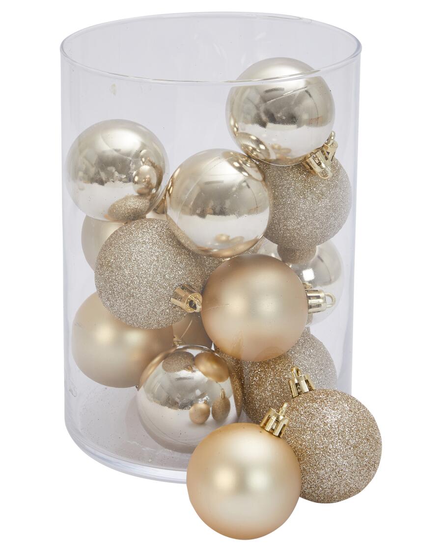 Christbaumkugeln gold