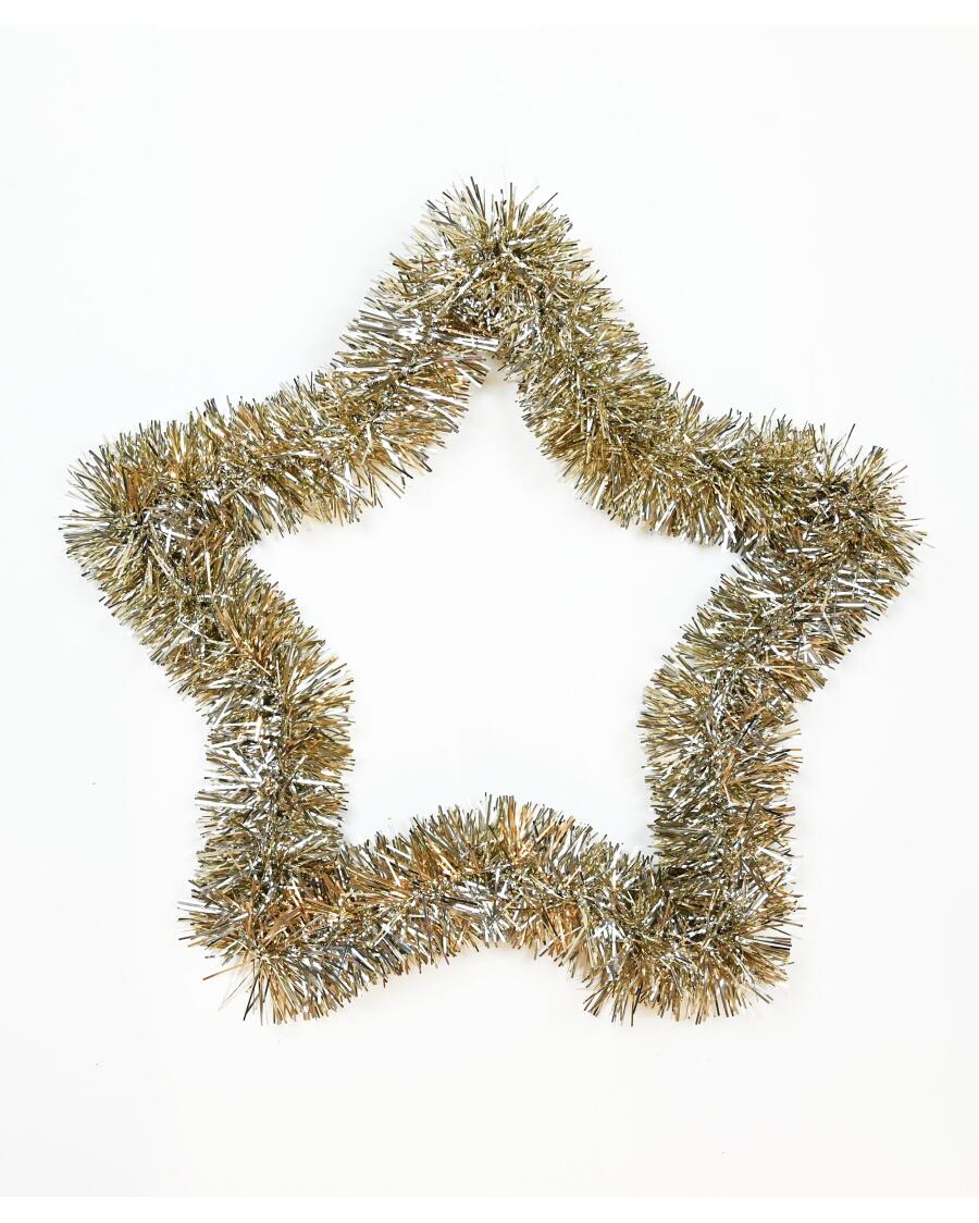 Kerstversiering Ster goud