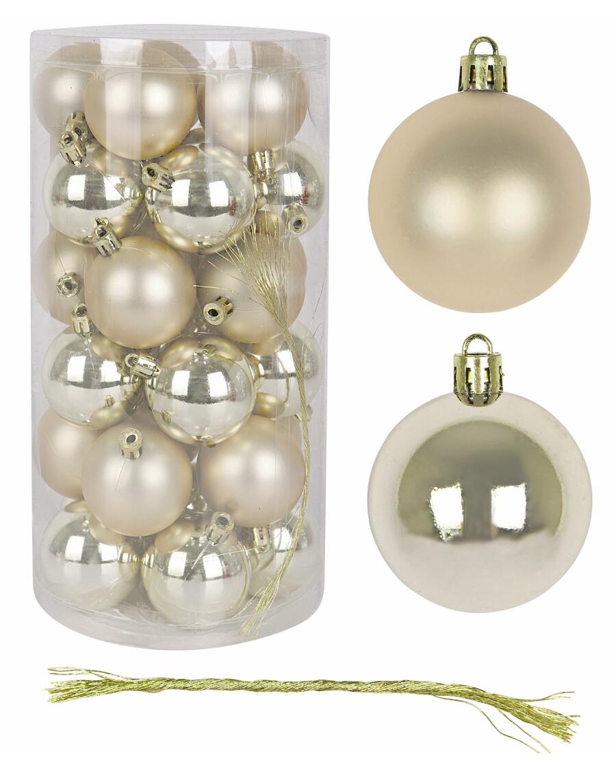 Christbaumkugeln gold