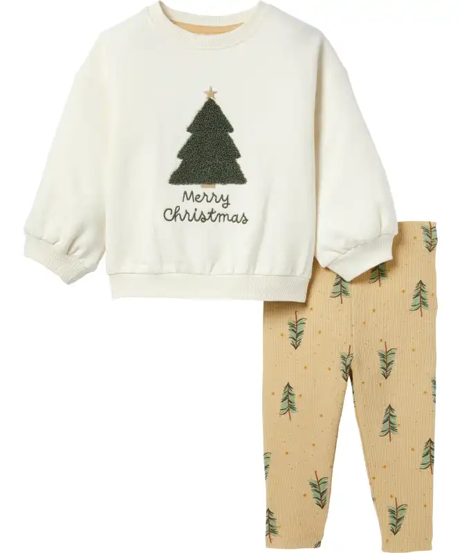 Świąteczna bluza + legginsy