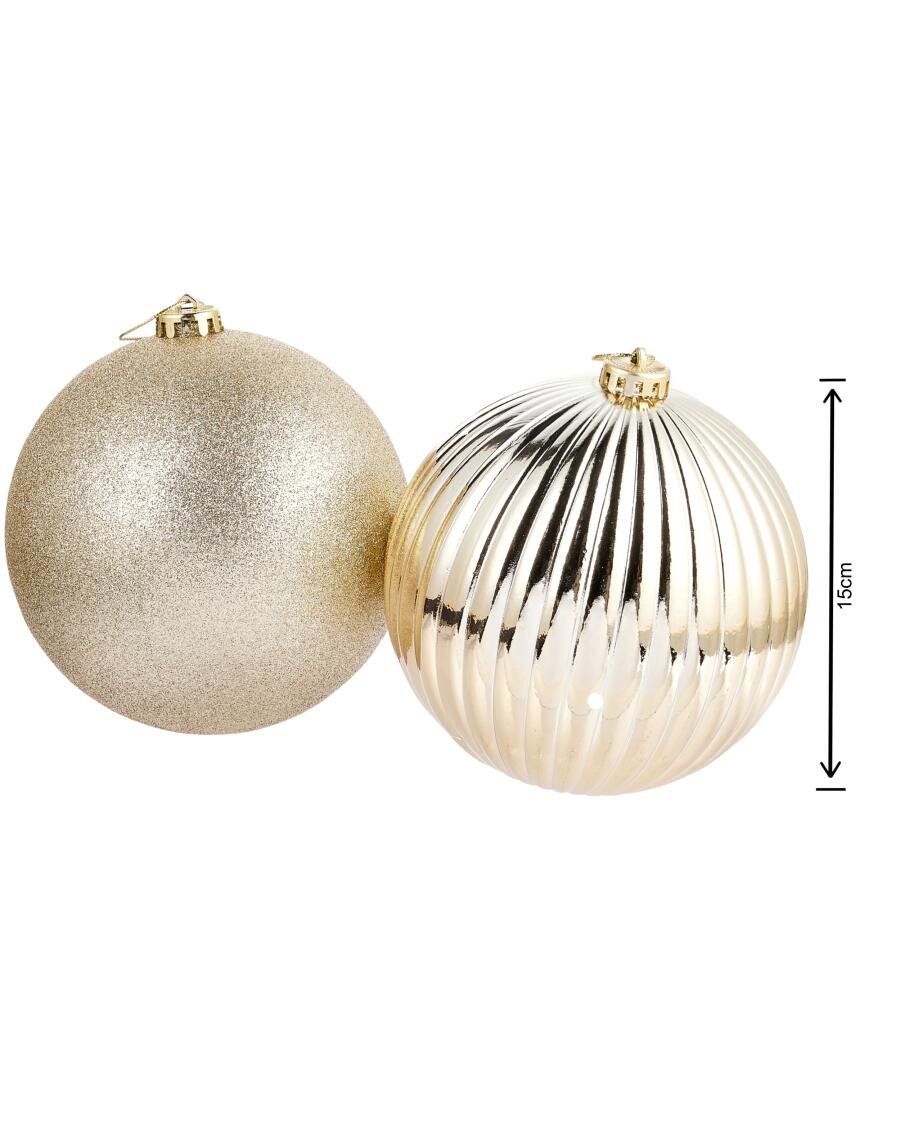 XXL Kerstballen goud