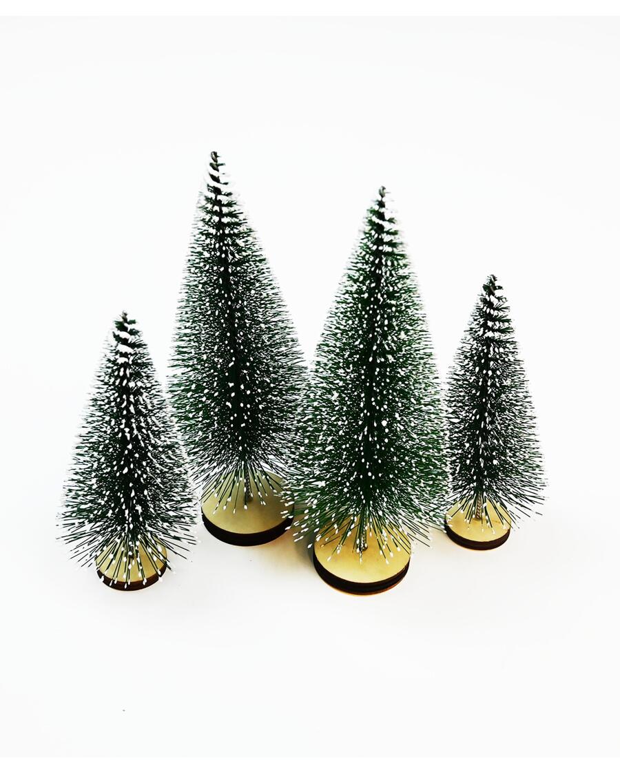 Deko-Tannen Weihnachten hellgrün