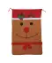 Cadeauzakje kerst bruin