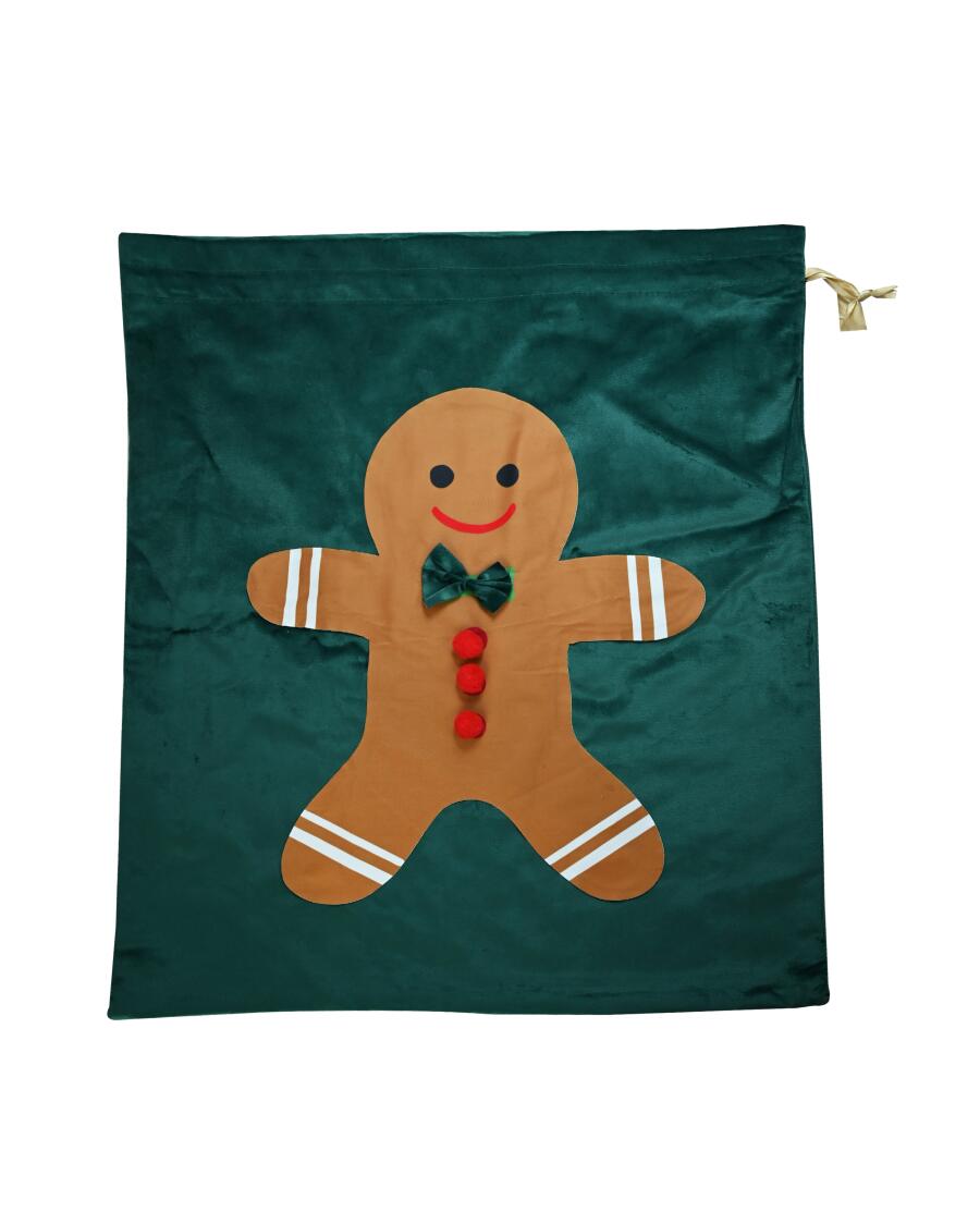 Geschenksack Weihnachten grün