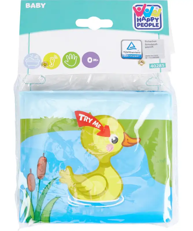 Badboekje met piepfunctie