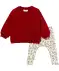Bluza + legginsy czerwony