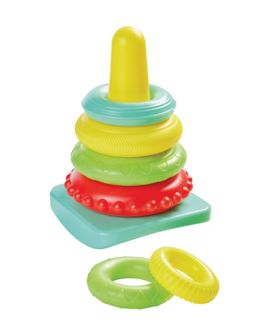 Stapelpyramide bunt