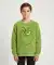 Grinch Weihnachtspullover limette