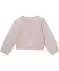 Sweatshirt mit Steinchen rosa