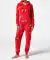 Lizenz Fleece-Jumpsuit rot