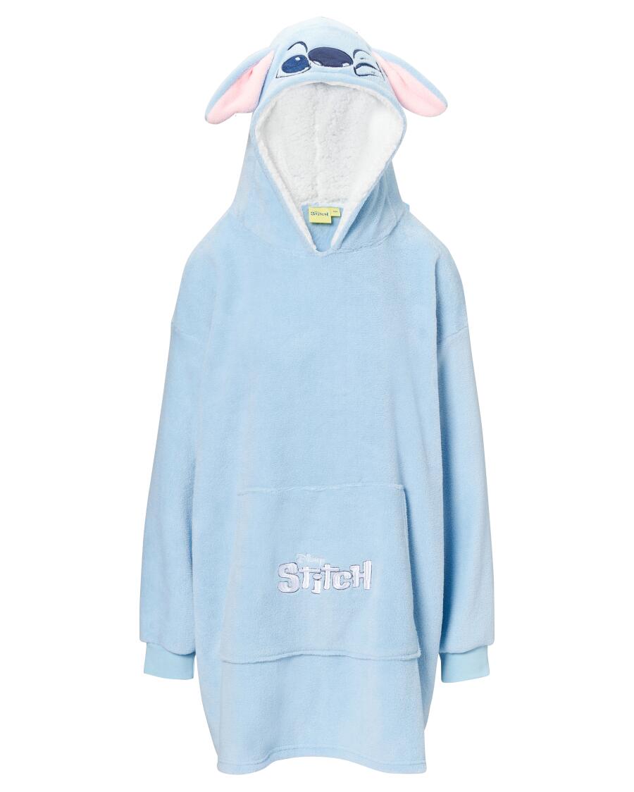Licentie fleece hoodie lichtturquoise