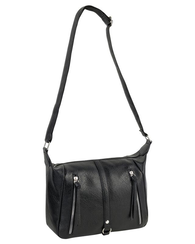 Sac bandoulière femme, noir (KiK Umhängetasche (schwarz)) — KiK, produit allemand authentique au Maroc