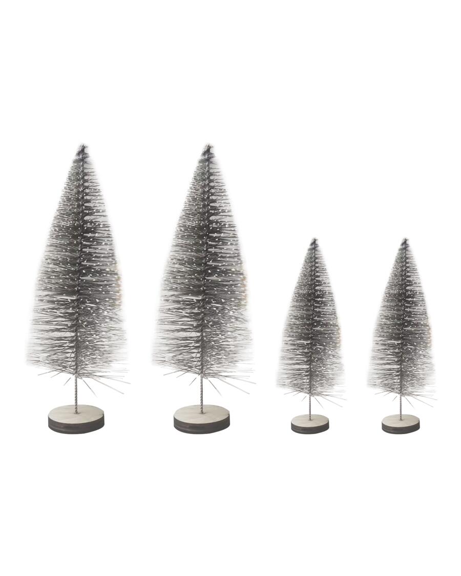 Deko-Tannen Weihnachten silber