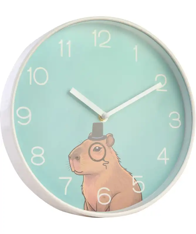 Wanduhr Capybara
