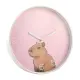 Capibara wandklok