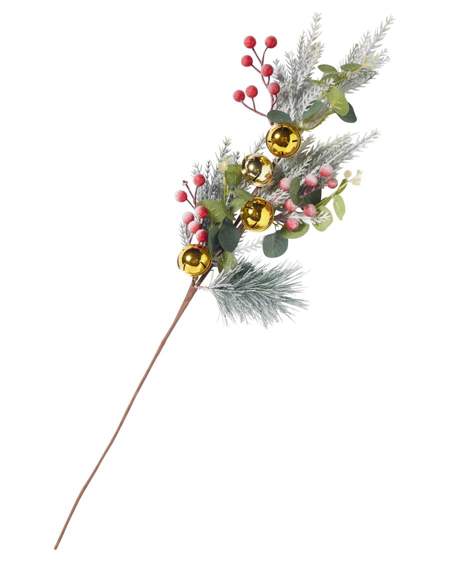 Kunstzweig Weihnachten rot