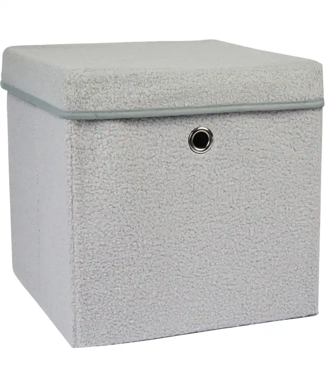 Aufbewahrungsbox mit Teddyfell