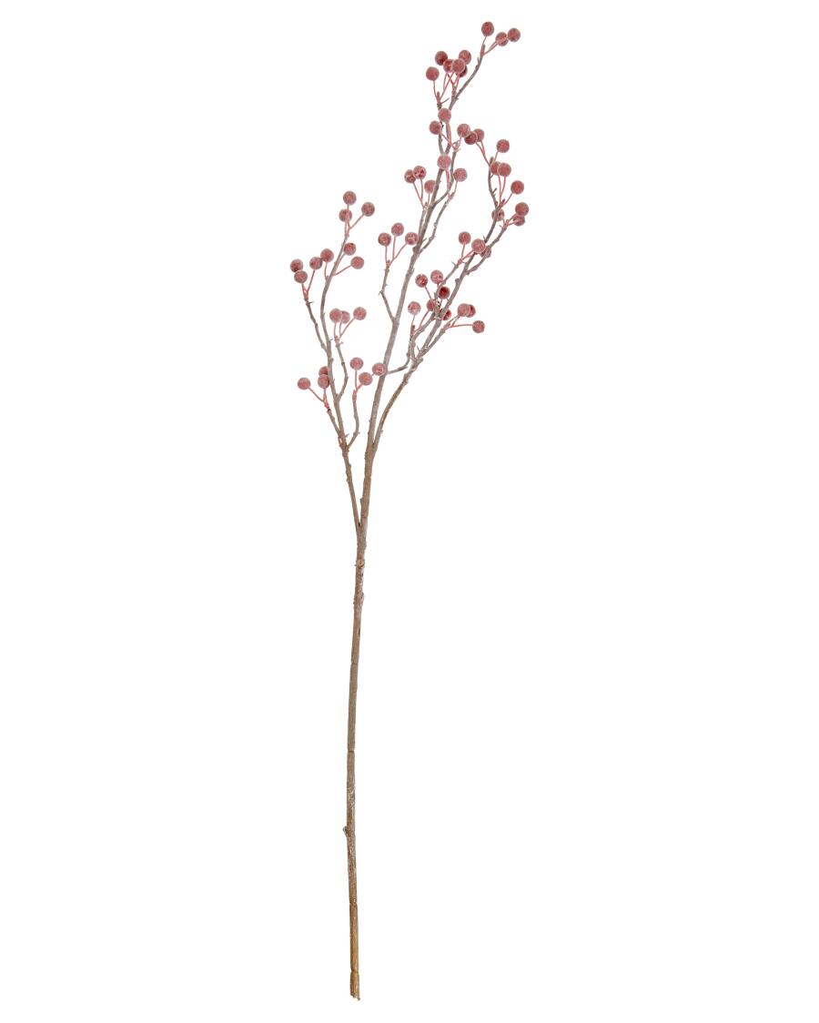 Kunstzweig Weihnachten rot