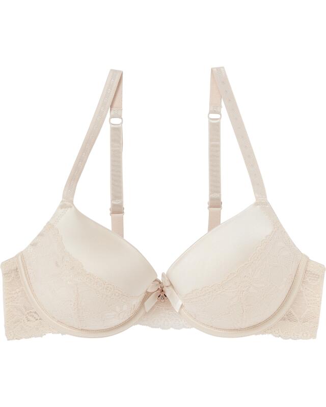 Bra with bow for women, natural (KiK BH mit Schleife (naturfarben)) — KiK, authentic German product in Morocco