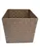 Geweven opbergmand beige