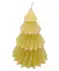 Figurenkerze Weihnachten creme