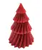 Figurenkerze Weihnachten rot