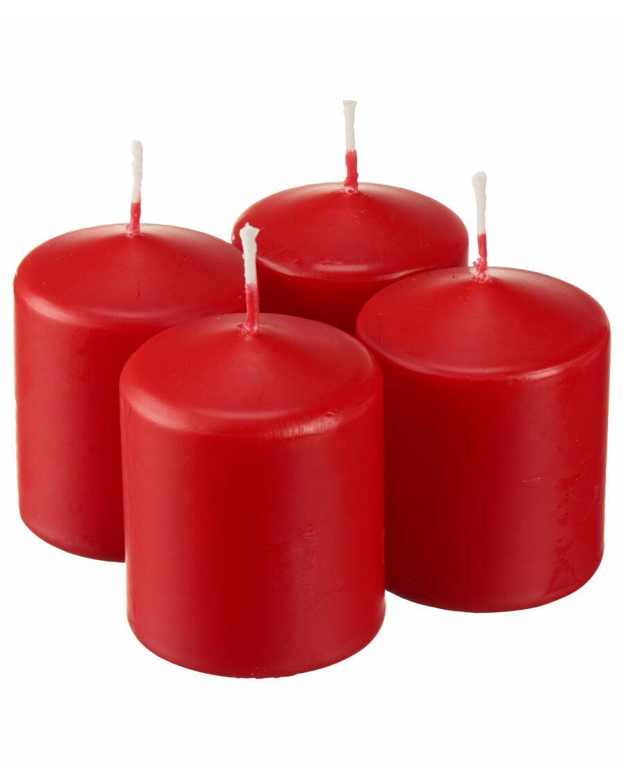 Pillar kaarsen rood