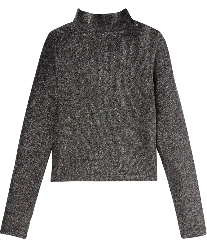 Glitter shirt met lange mouwen