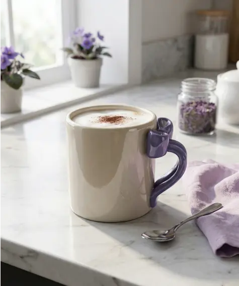 Tasse mit Schleifenhenkel