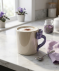 Tasse mit Schleifenhenkel lila