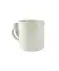 Tasse mit Schleifenhenkel silber