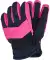 Skihandschuhe mit Neoelementen neon pink