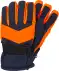 Skihandschuhe mit Neonelementen neon orange