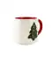 Tasse Weihnachten Rot/Grün/Weiß