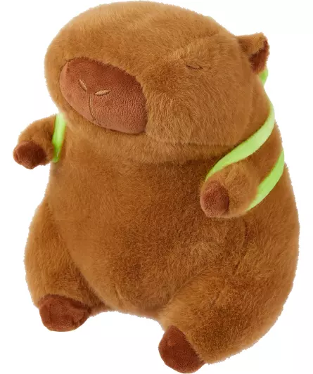 Capibara knuffel met rugzakje