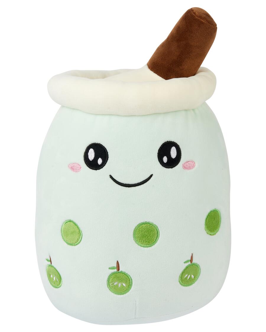 Pluche knuffel Bubble Tea blauw