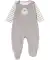 Newborn Body + Strampler Schaf hellgrau
